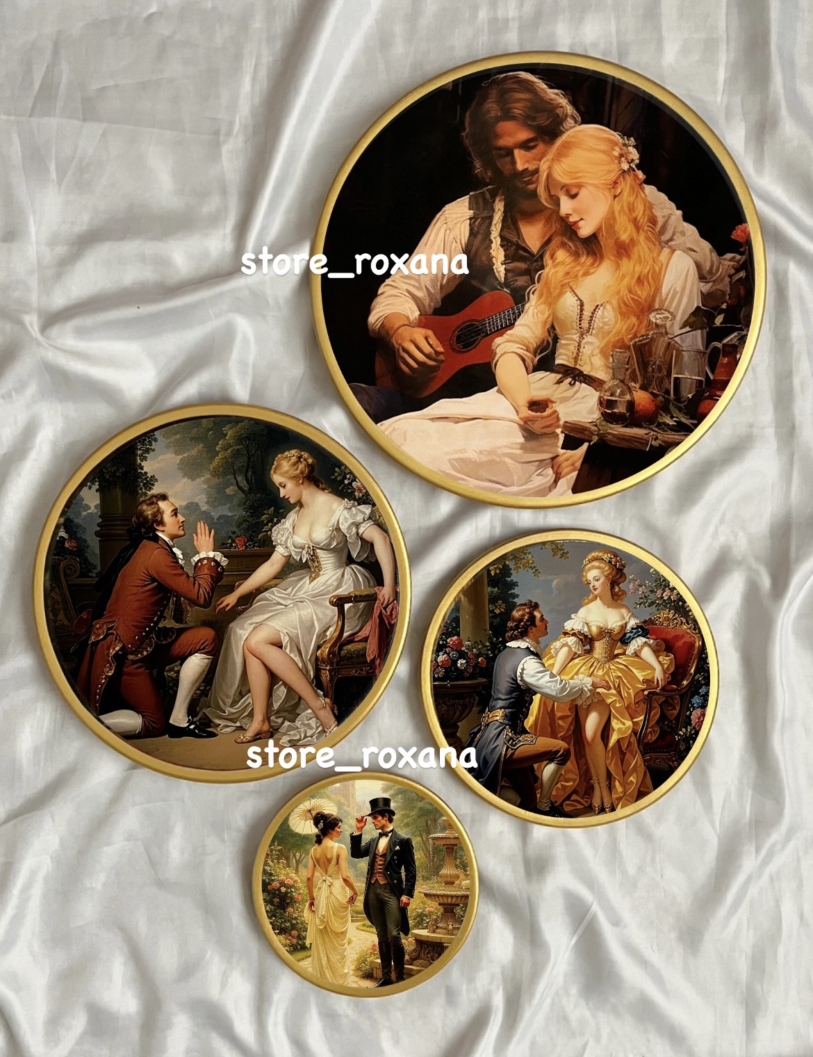 ست دیوارکوب ۴عددی طرح دلبرانه