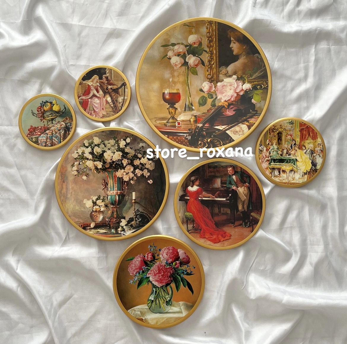 ست دیوارکوب ۷عددی طرح قصه های رمانتیک