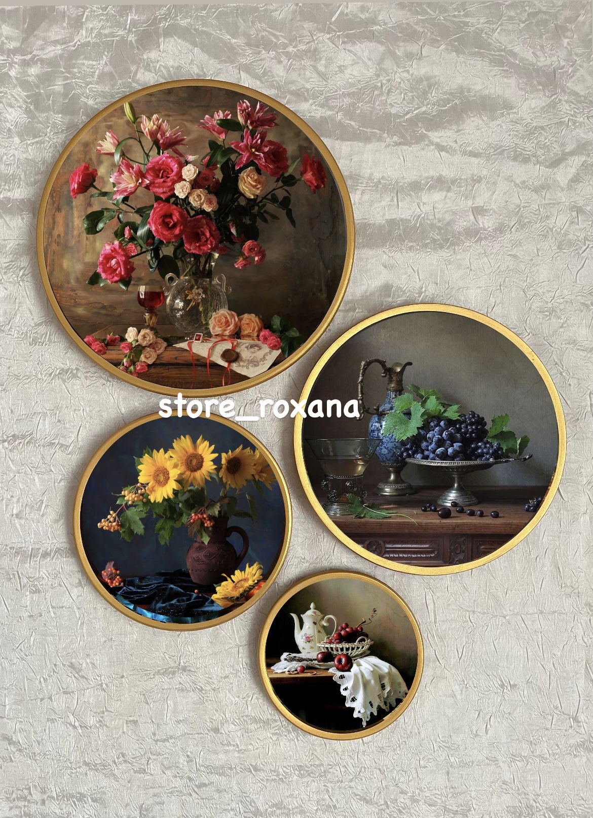 ست دیوارکوب ۴عددی طرح طراوت کلاسیک