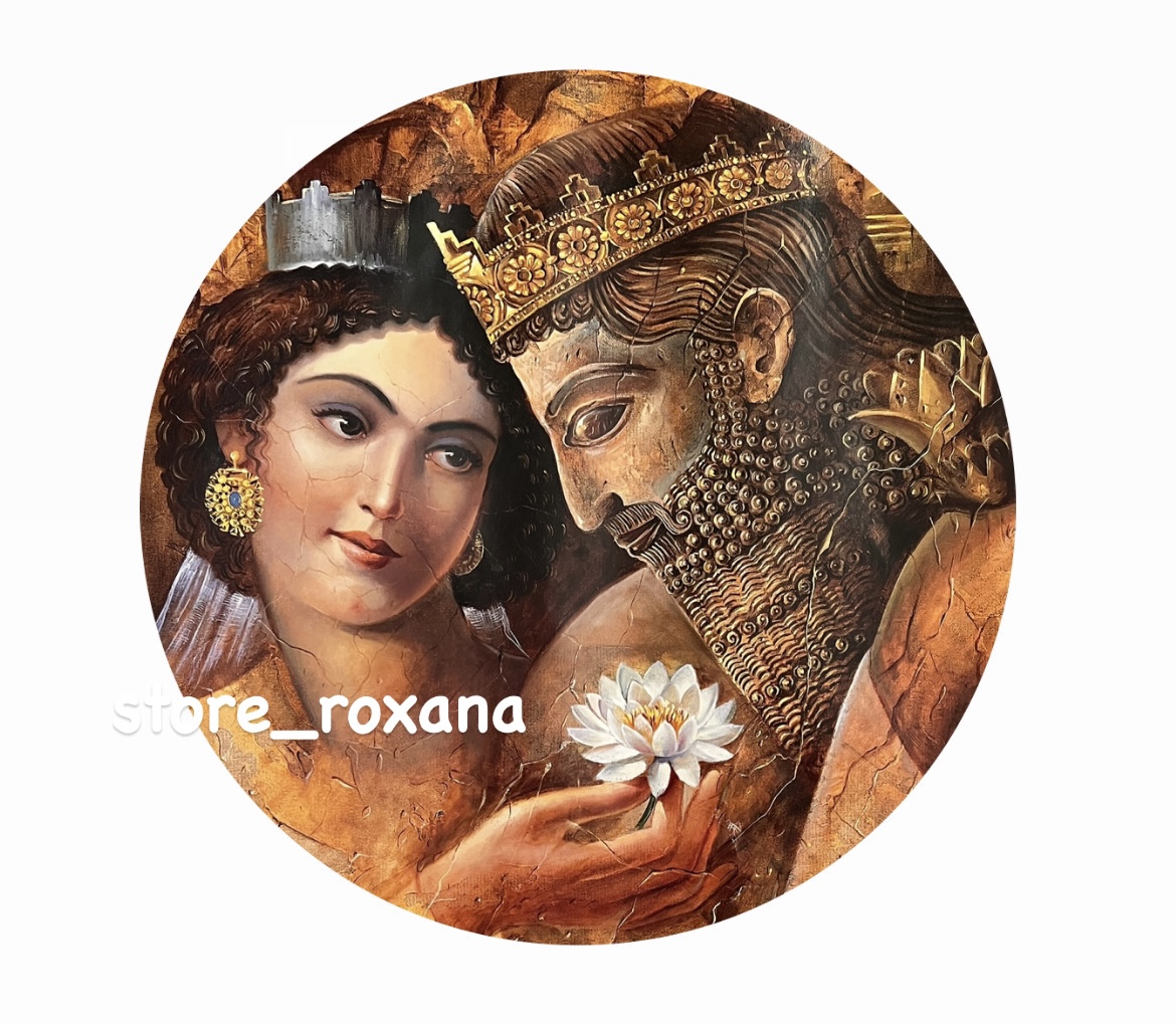 دیوارکوب هدیه عشق طرح کورش کبیر