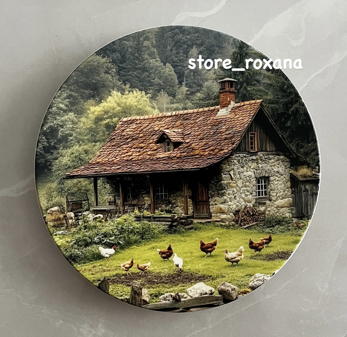 دیوارکوب طرح کلبه ای دردل جنگل