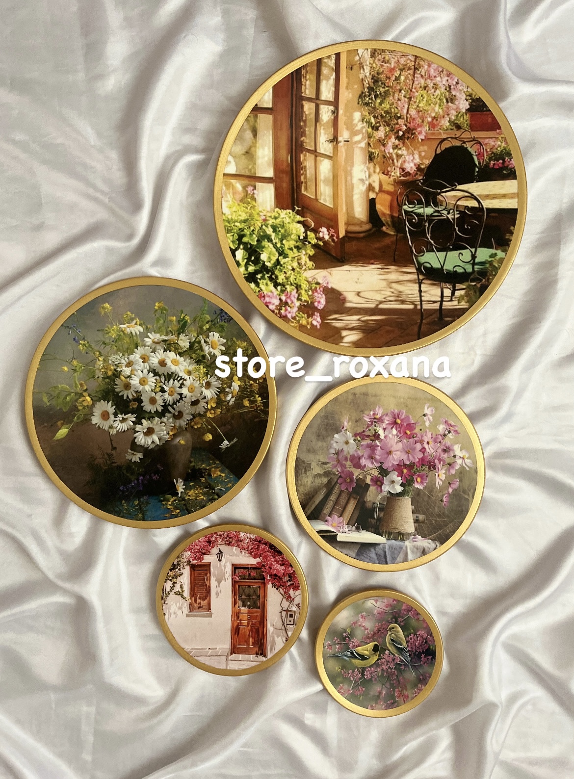 ست دیوارکوب ۵عددی طرح بهاری