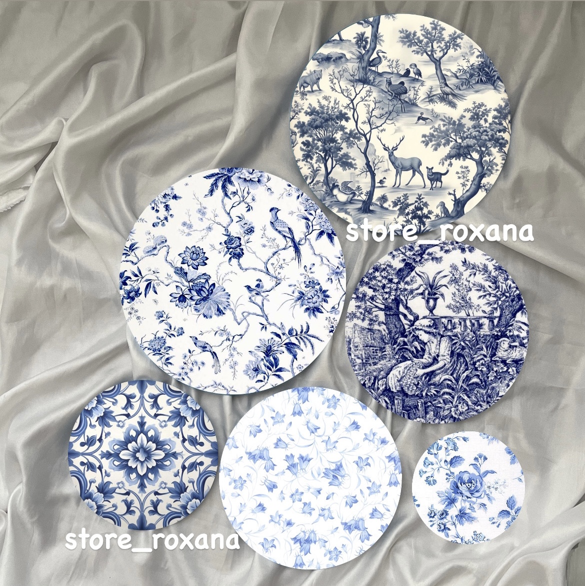 ست دیوارکوب ۶عددی طرح قلم آبی