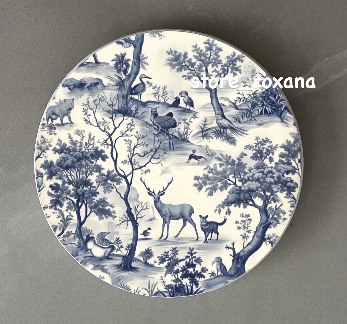 دیوارکوب قلم آبی طرح جنگل